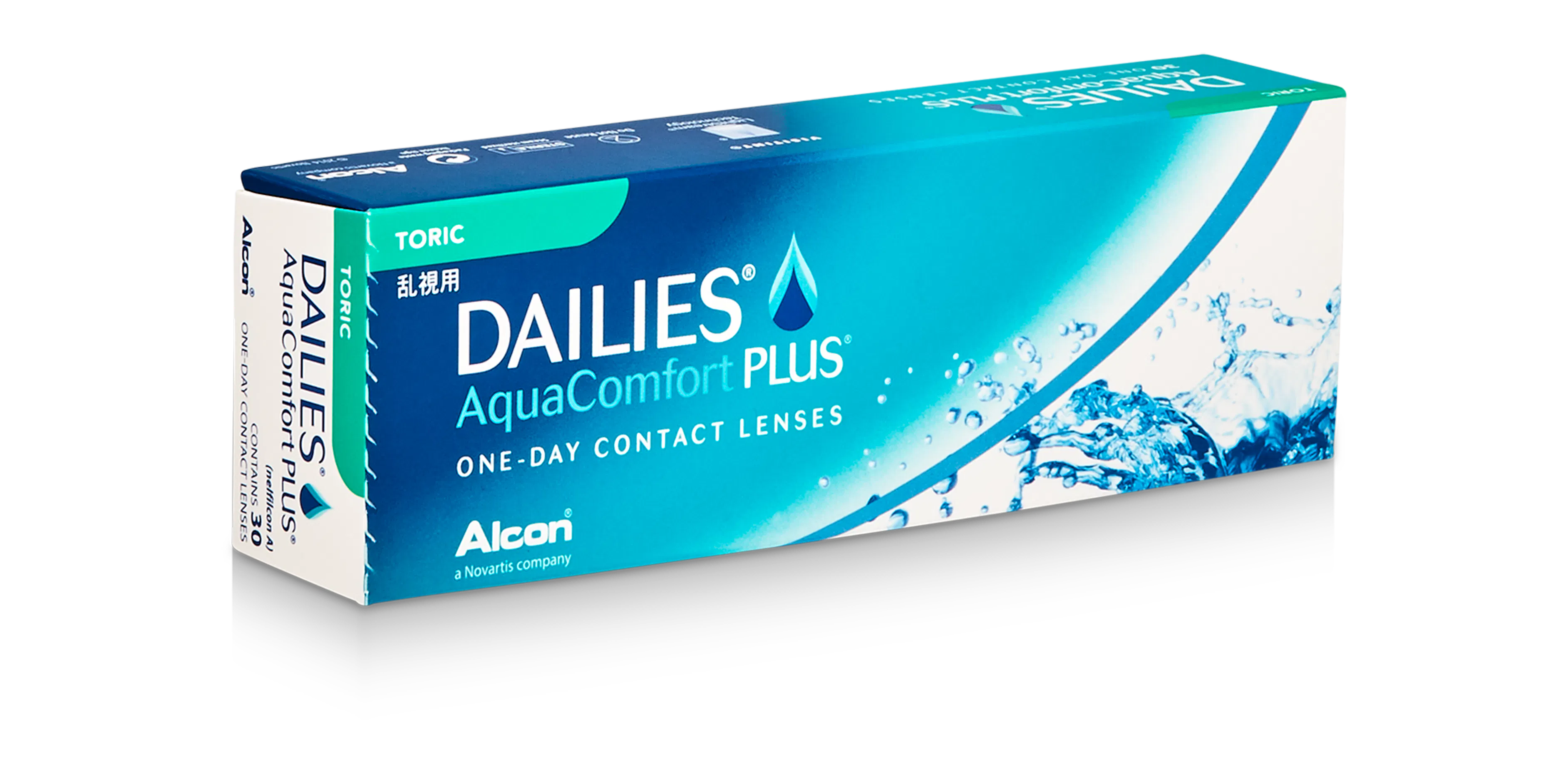 Front, DAILIES® AquaComfort Plus® Toric 30