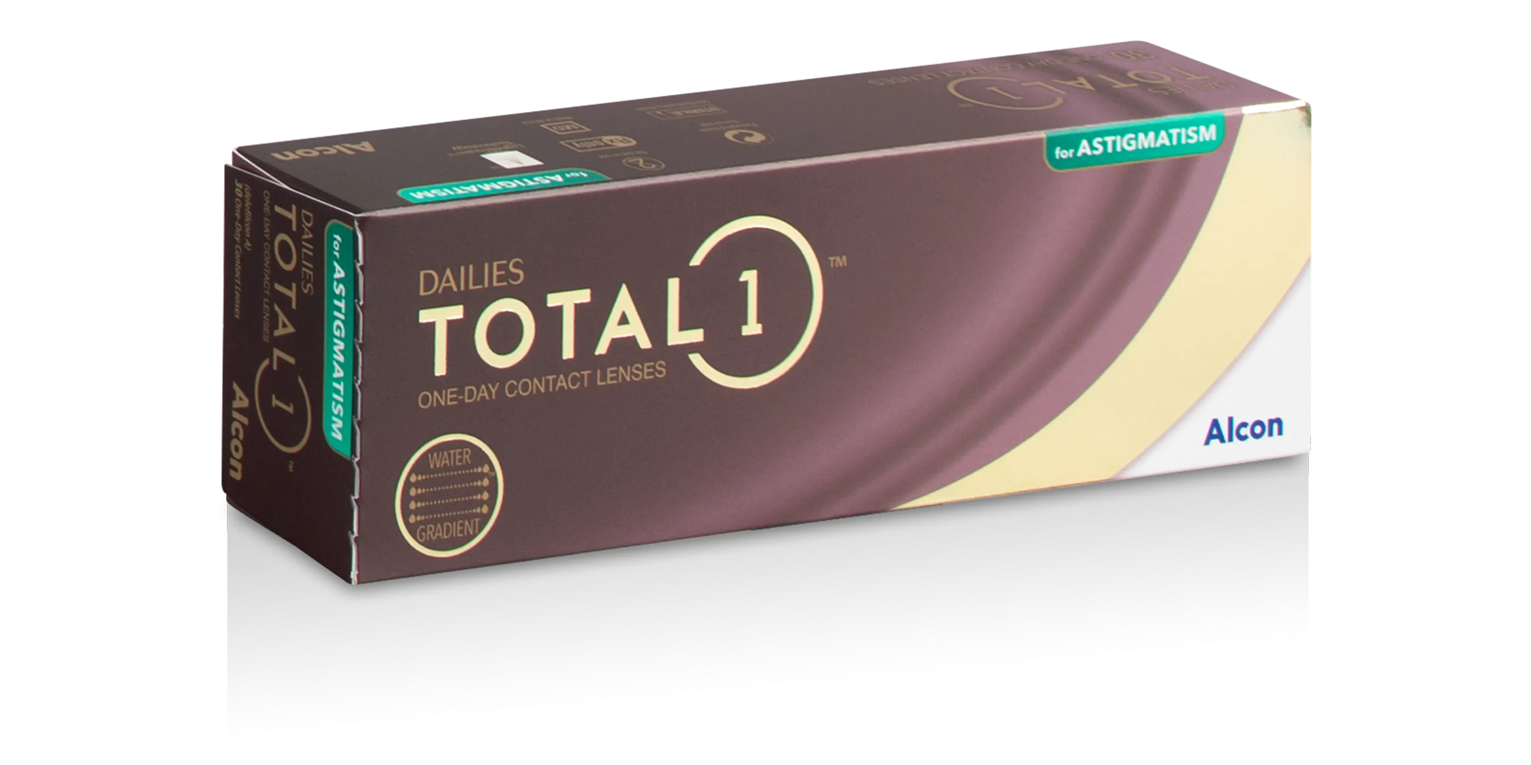Front, DAILIES TOTAL1® Astigmatism 30