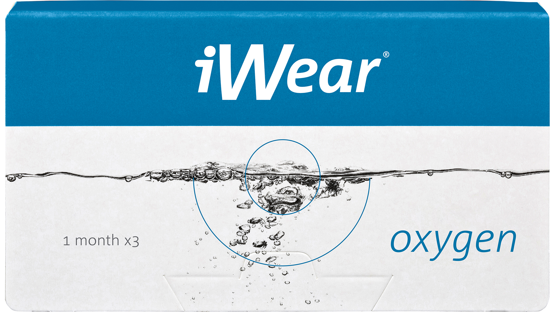 Front iWear iWear Oxygen Mensili 3 lenti per confezione