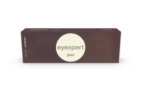 Front Eyexpert Eyexpert Pure Multifocaal Daglenzen 30 lenzen per doosje