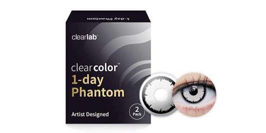 ClearColor ClearColor Phantom Angelic White 1 Day Daglenzen 2 lenzen per doosje