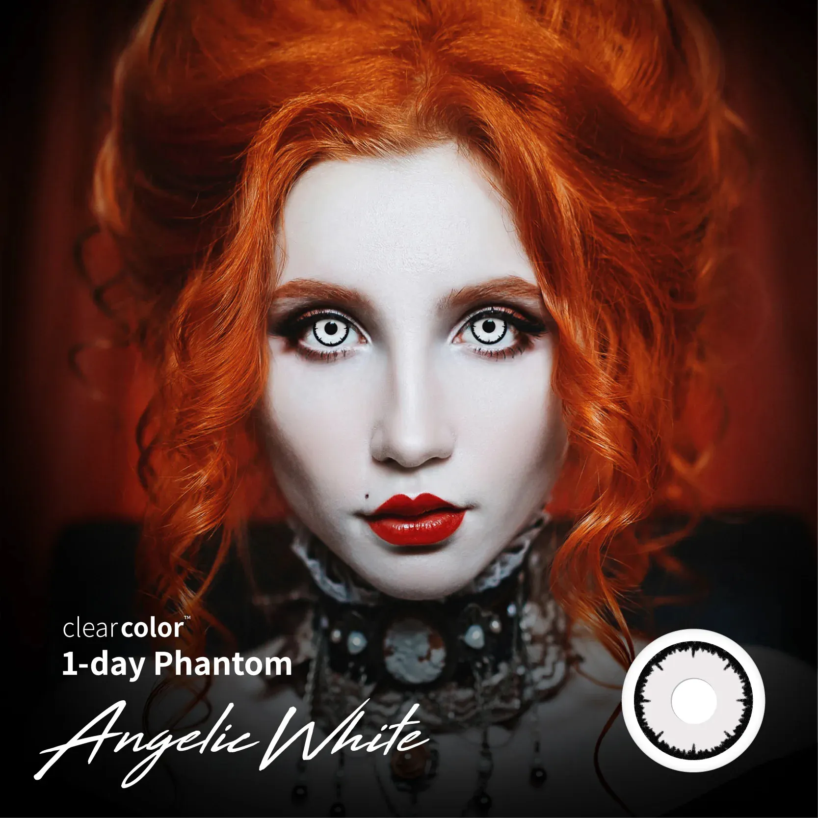 Angle_Right01, Clearcolor 1-Day Phantom Angelic White