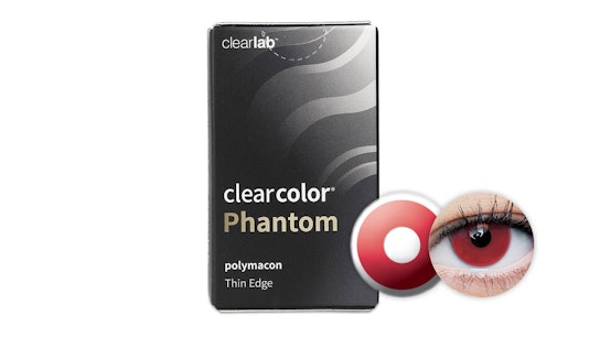 ClearColor ClearColor Phantom Red Vampire Maandlenzen 2 lenzen per doosje