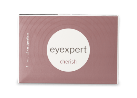 Front Eyexpert Eyexpert Cherish For Astigmatism Maandlenzen 6 lenzen per doosje