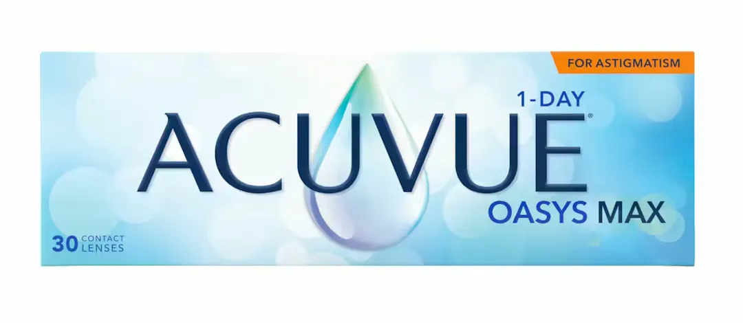 Front, Acuvue Oasys Max 1-Day for Astigmatism