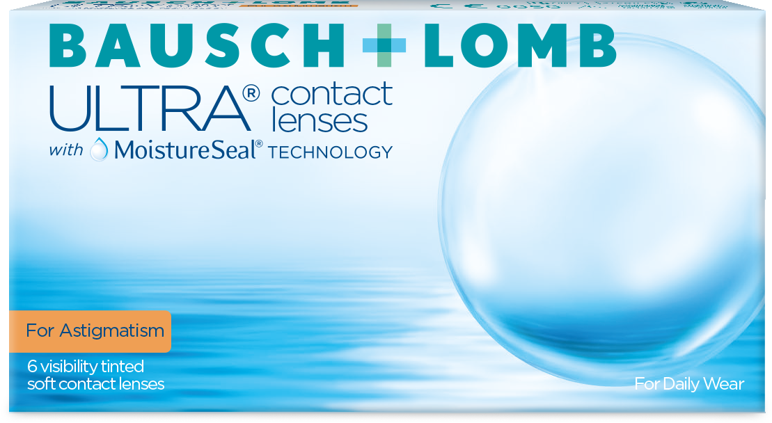 Front Bausch + Lomb Bausch + Lomb Ultra for astigmatism Maandlenzen 6 lenzen per doosje