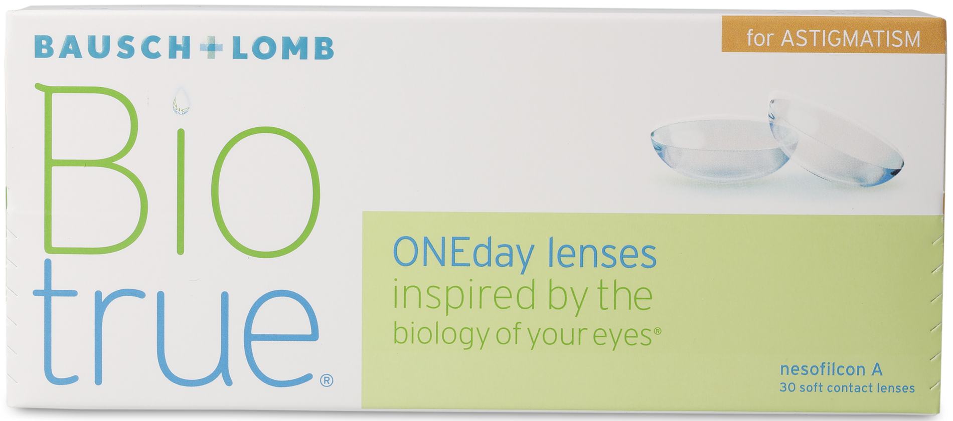 Front Biotrue Biotrue ONEday for astigmatism Daglenzen 30 lenzen per doosje