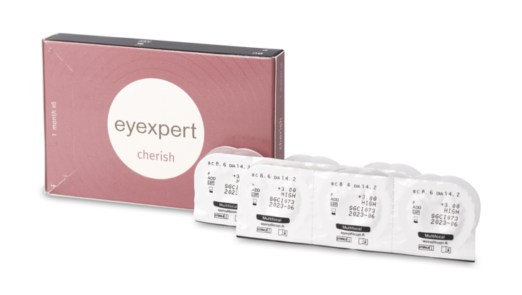 Open_Box Eyexpert Eyexpert Cherish Maandlenzen 6 lenzen per doosje