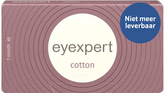 Eyexpert Eyexpert Cotton Maandlenzen 6 lenzen per doosje
