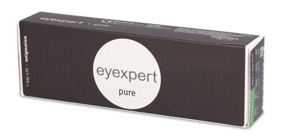 Angle_Left01 Eyexpert Eyexpert Pure For Astigmatism Daglenzen 30 lenzen per doosje