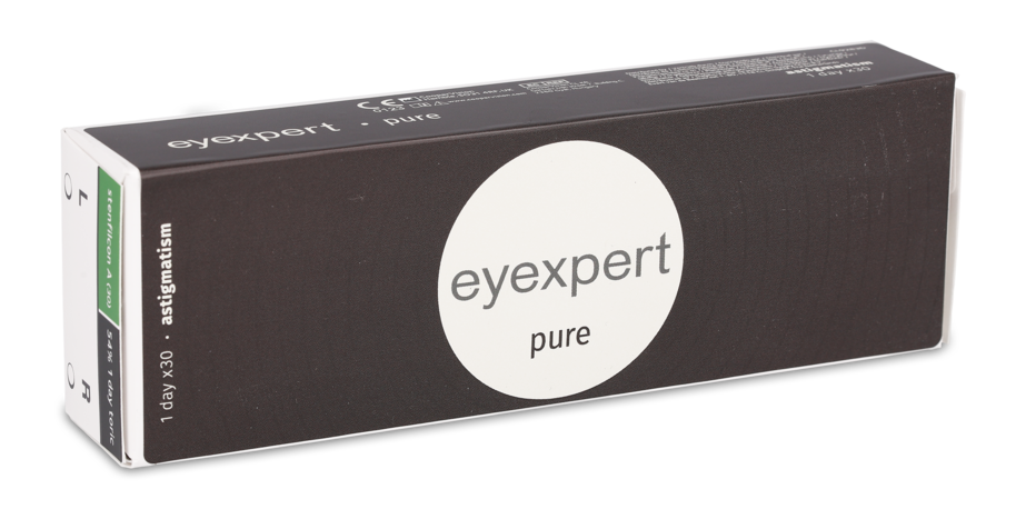 Angle_Right01 Eyexpert Eyexpert Pure For Astigmatism Daglenzen 30 lenzen per doosje