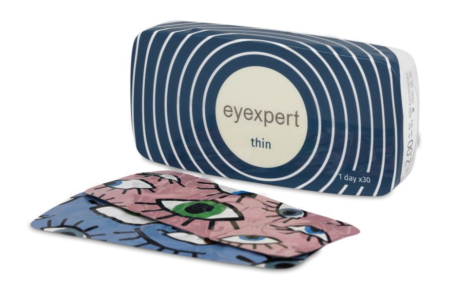 Open_Box Eyexpert Eyexpert Thin Daglenzen 30 lenzen per doosje
