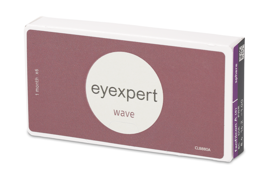 Angle_Left01 Eyexpert Eyexpert Wave Maandlenzen 6 lenzen per doosje