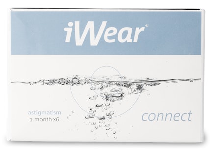 iWear iWear Connect for Astigmatism Maandlenzen 6 lenzen per doosje