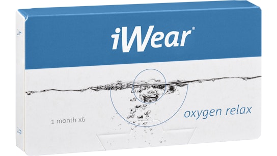 iWear iWear Oxygen Relax Maandlenzen 6 lenzen per doosje