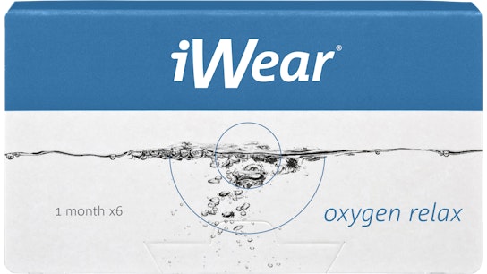 iWear iWear Oxygen Relax Maandlenzen 6 lenzen per doosje