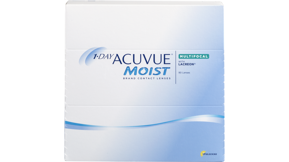 Front 1 Day Acuvue Moist 90 Pack