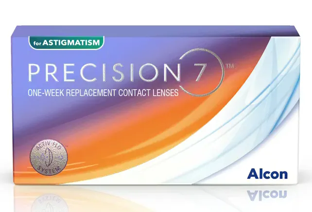 Front, Precision7 for Astigmatism - 12 Pack