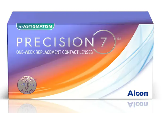 Front, Precision7 for Astigmatism - 27 Pack