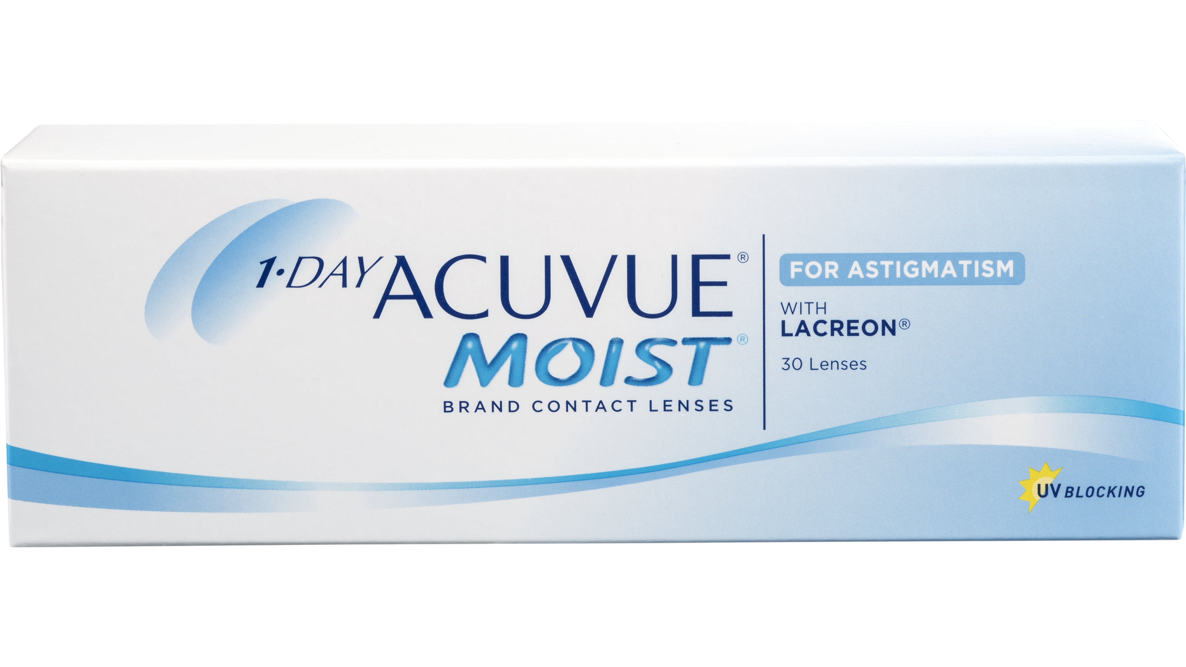 Front Acuvue 1-Day Acuvue Moist for Astigmatism Diárias 30 lentes por caixa