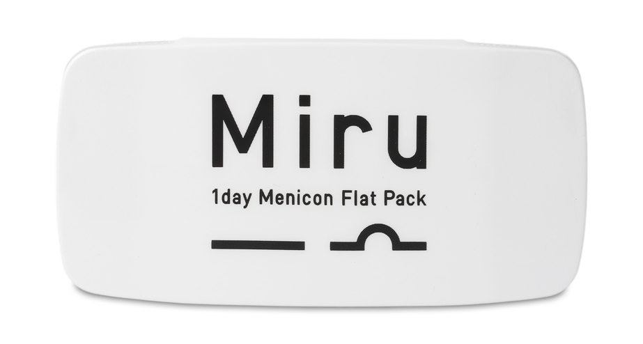 Front Miru Miru 1 Day Flatpack Diárias 30 lentes por caixa