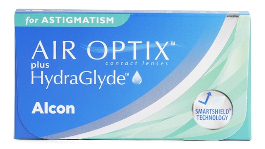 Air Optix Air Optix plus Hydraglyde Astigmatism (caixa de 3) Mensais 3 lentes por caixa