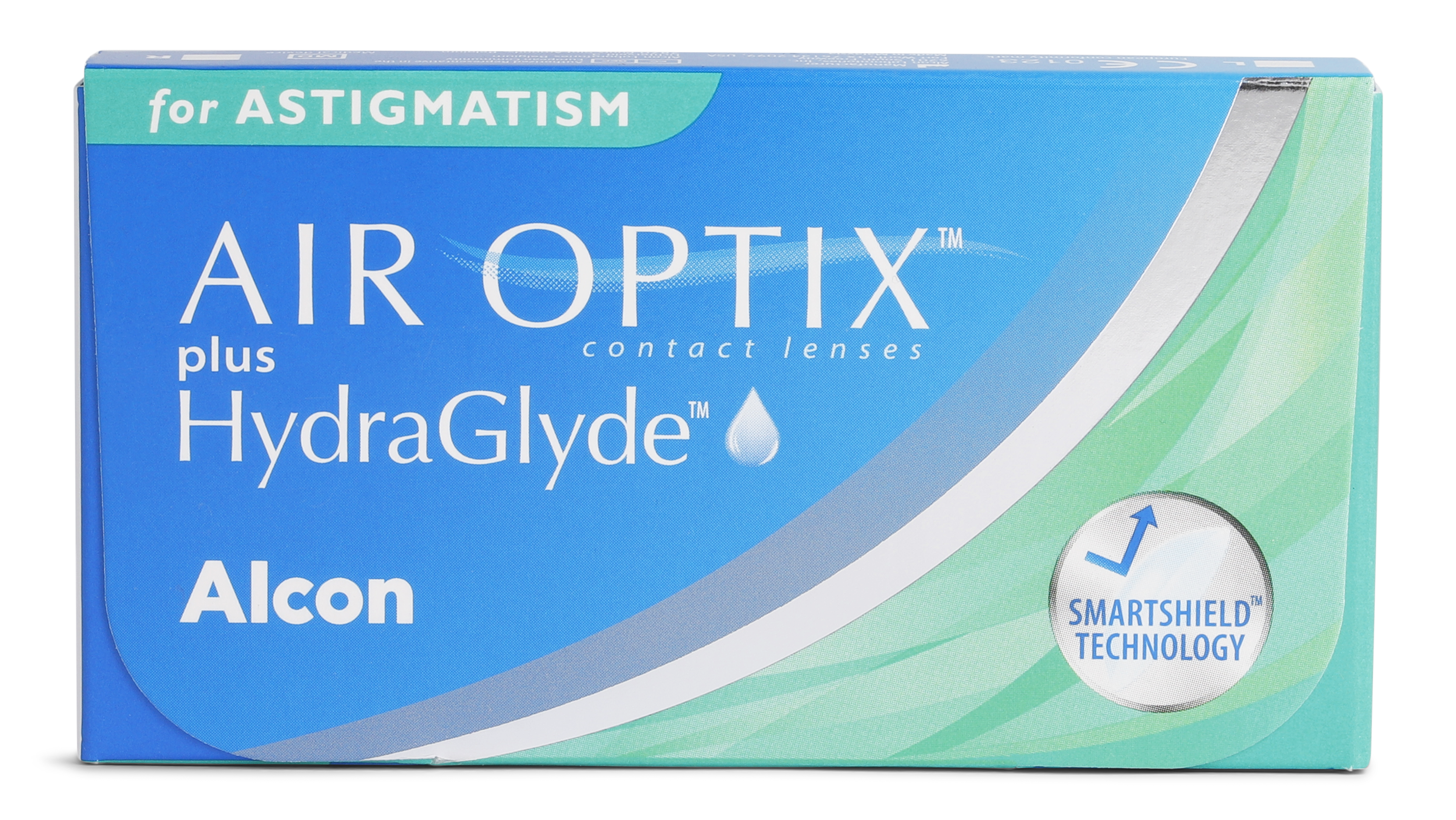 Front Air Optix plus Hydraglyde Astigmatism (caixa de 6)