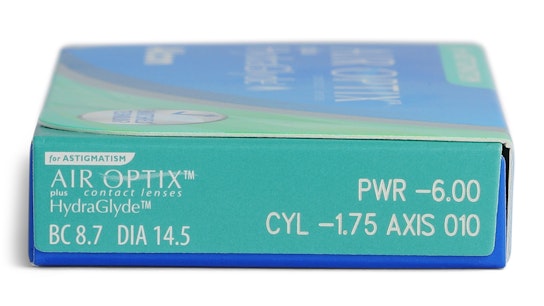 Air Optix plus Hydraglyde Astigmatism (caixa de 6) 