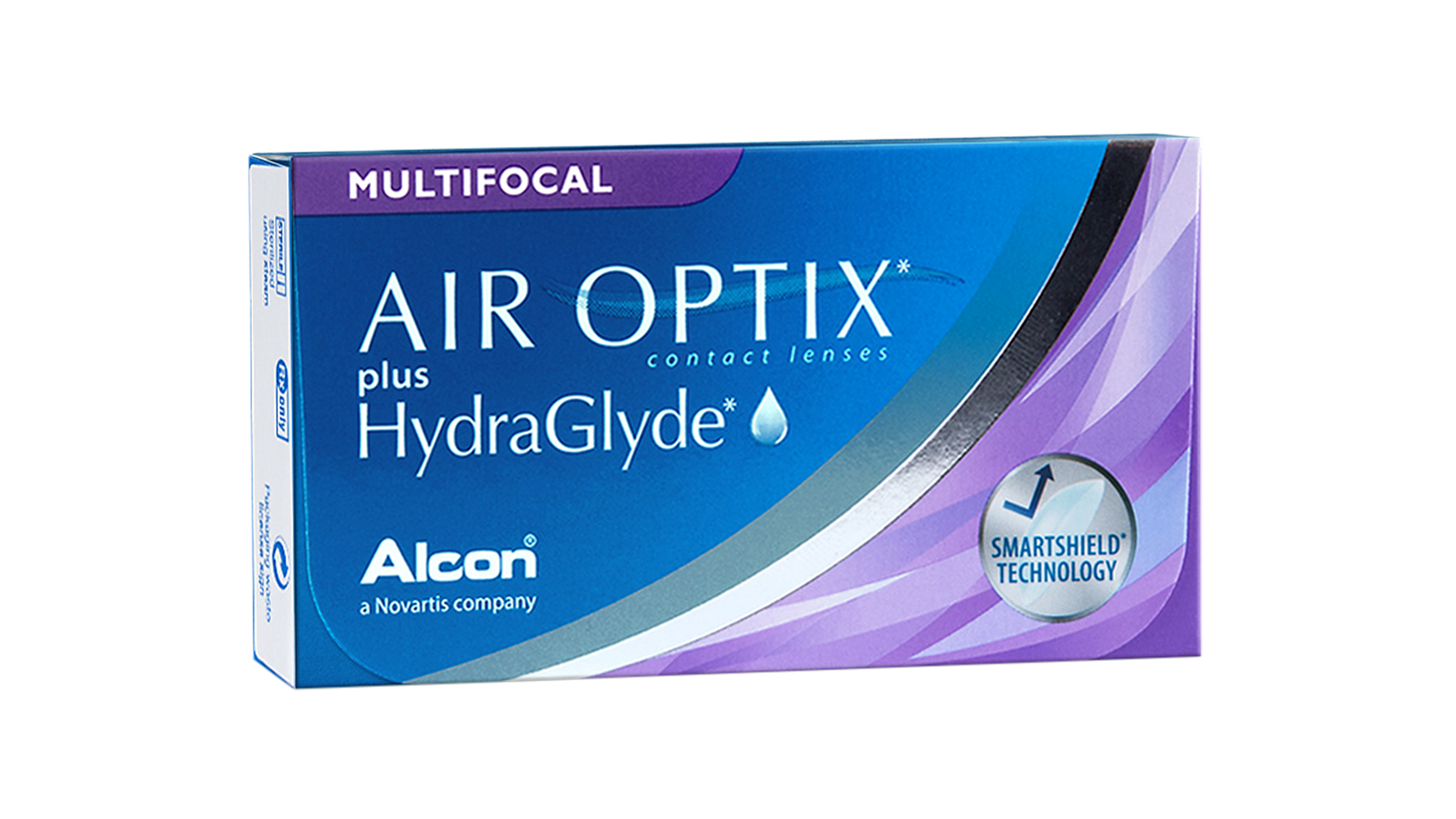 Angle_Left01 Air Optix Air Optix plus Hydraglyde Multifocal Mensais 3 lentes por caixa