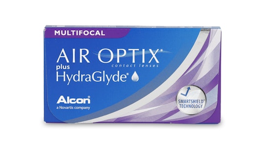 Air Optix Air Optix plus Hydraglyde Multifocal Mensais 3 lentes por caixa