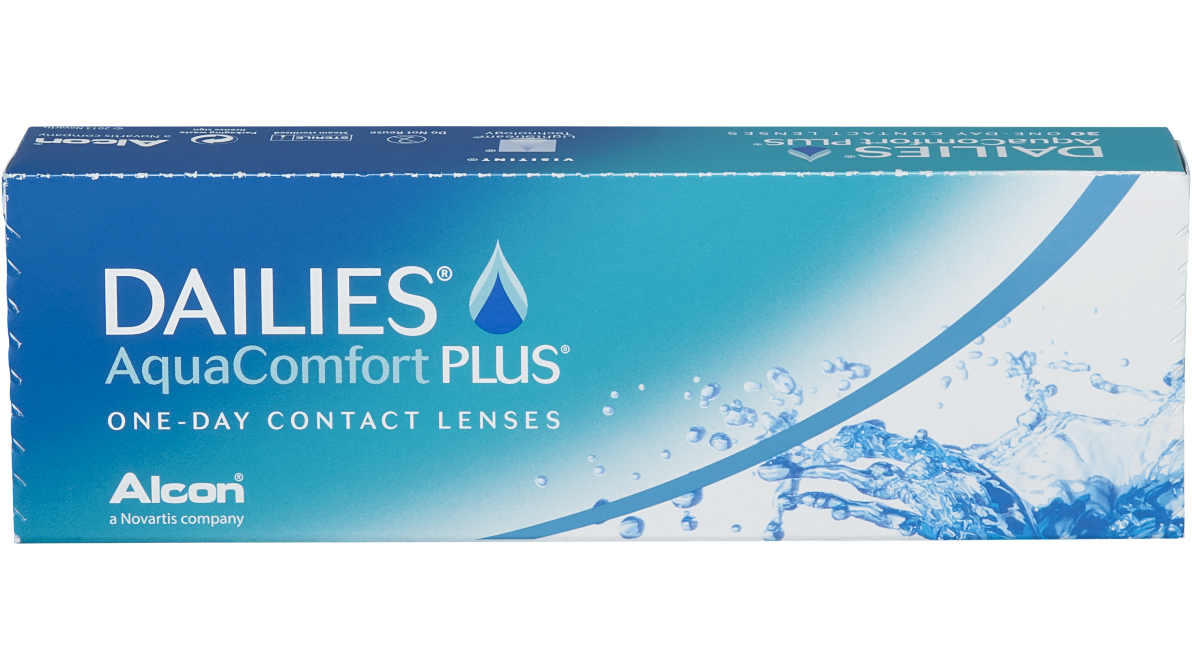 Front Dailies Dailies Aqua Comfort Plus Diárias 30 lentes por caixa
