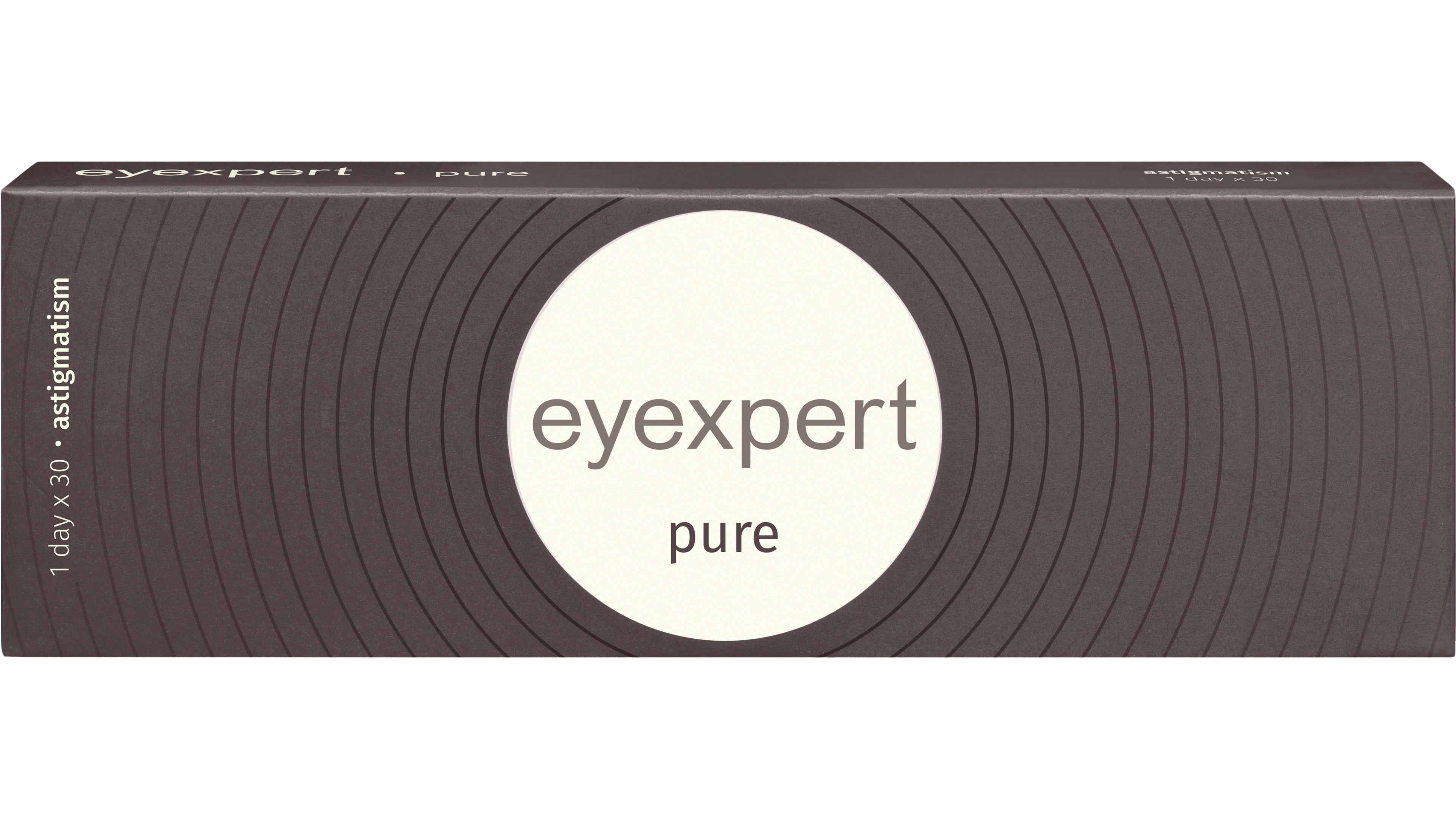 Front Eyexpert Eyexpert Pure Astigmatism Diárias 30 lentes por caixa
