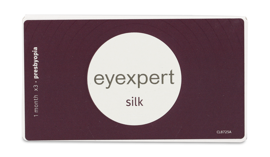 Front Eyexpert Eyexpert Silk Presbyopia Mensais 3 lentes por caixa