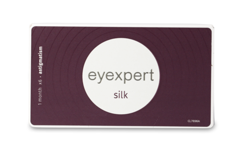 Front Eyexpert Eyexpert Silk Astigmatism Mensais 6 lentes por caixa