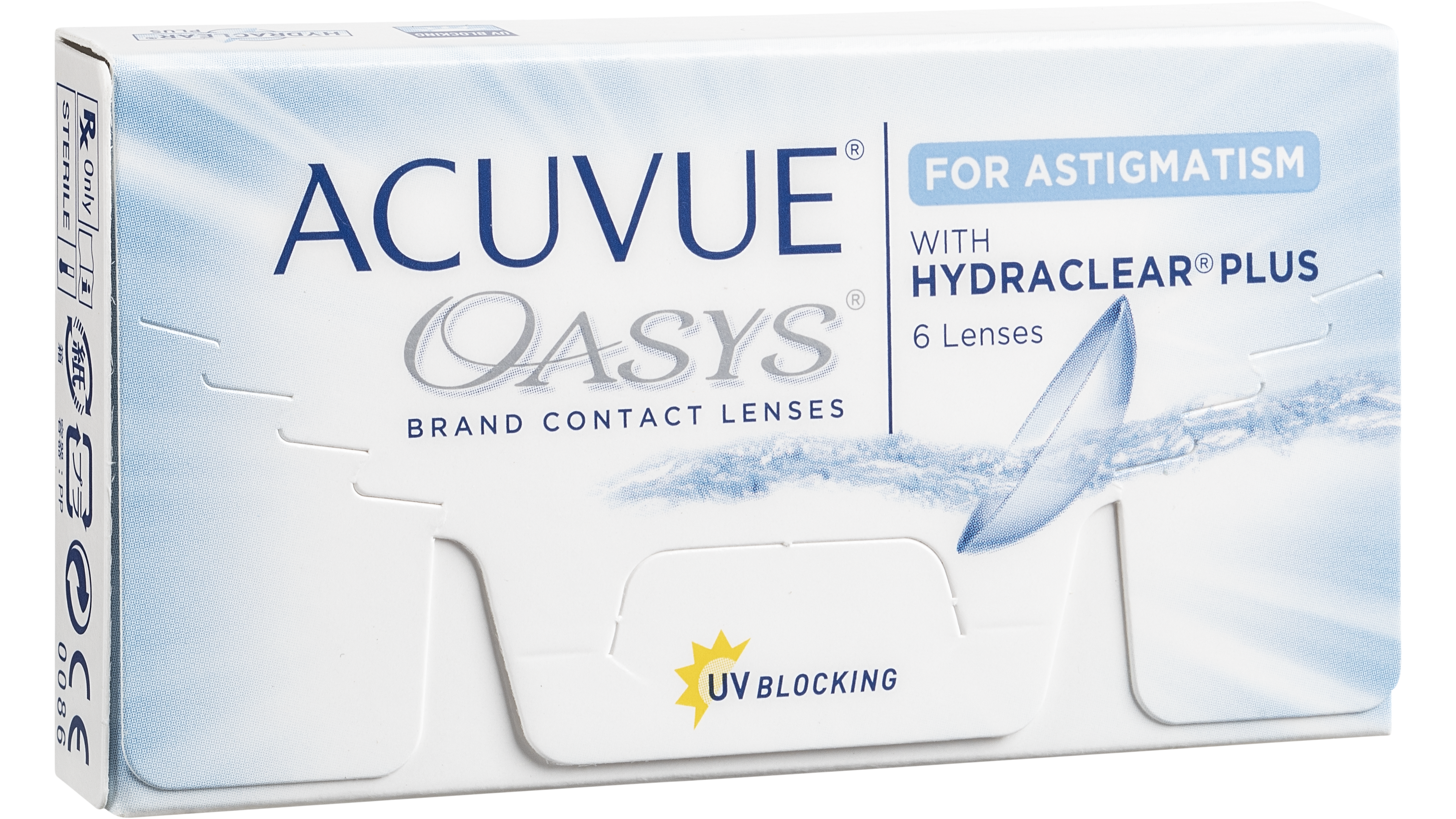 Angle_Left01 Acuvue Acuvue Oasys for astigmatism Quinzenais 6 lentes por caixa