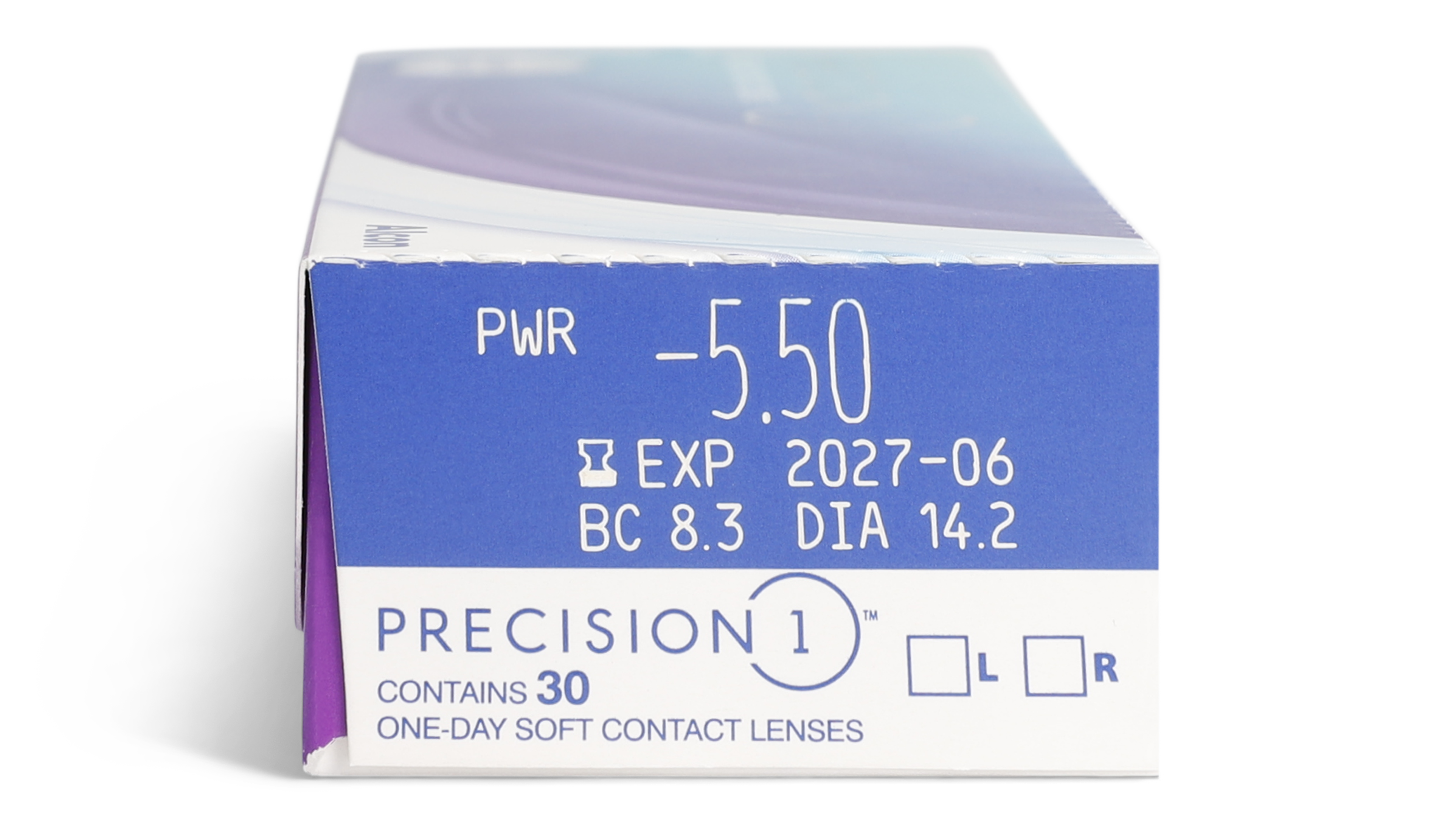 Parameter Precision Precision 1 Diárias 30 lentes por caixa