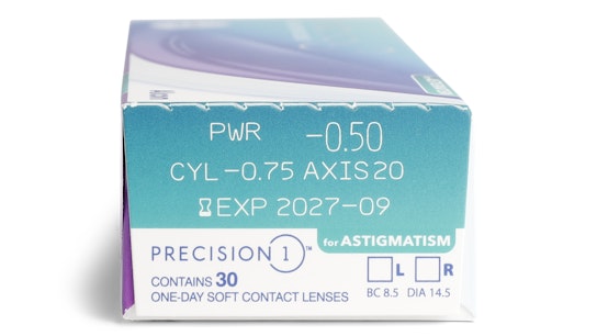 Precision 1 Precision 1 for Astigmatism Diárias 30 lentes por caixa