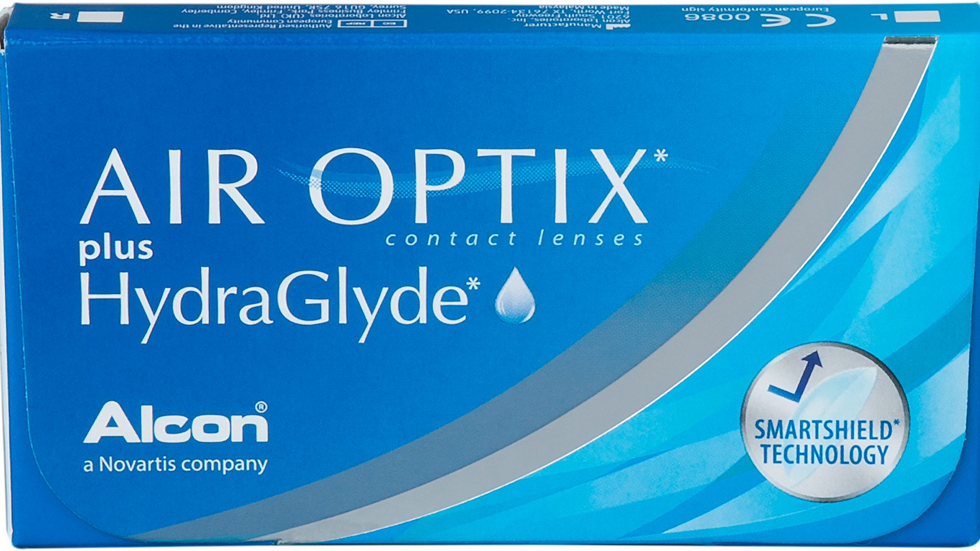 Front Air Optix Air Optix plus Hydraglyde (3 lentes) Mensais 3 lentes por caixa