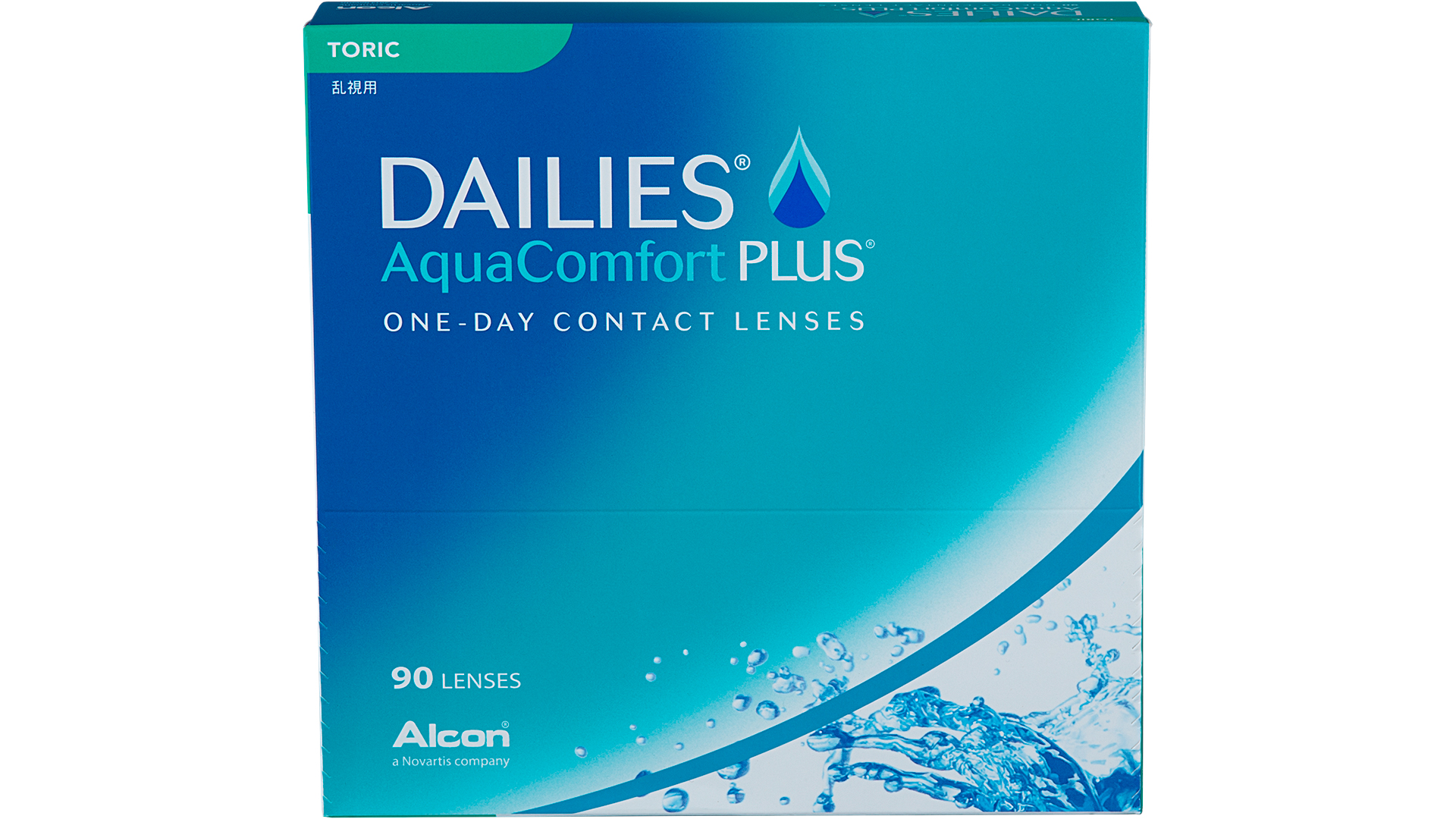 Front Dailies Dailies Aqua Comfort Plus Toric (90 lentes) Diárias 90 lentes por caixa