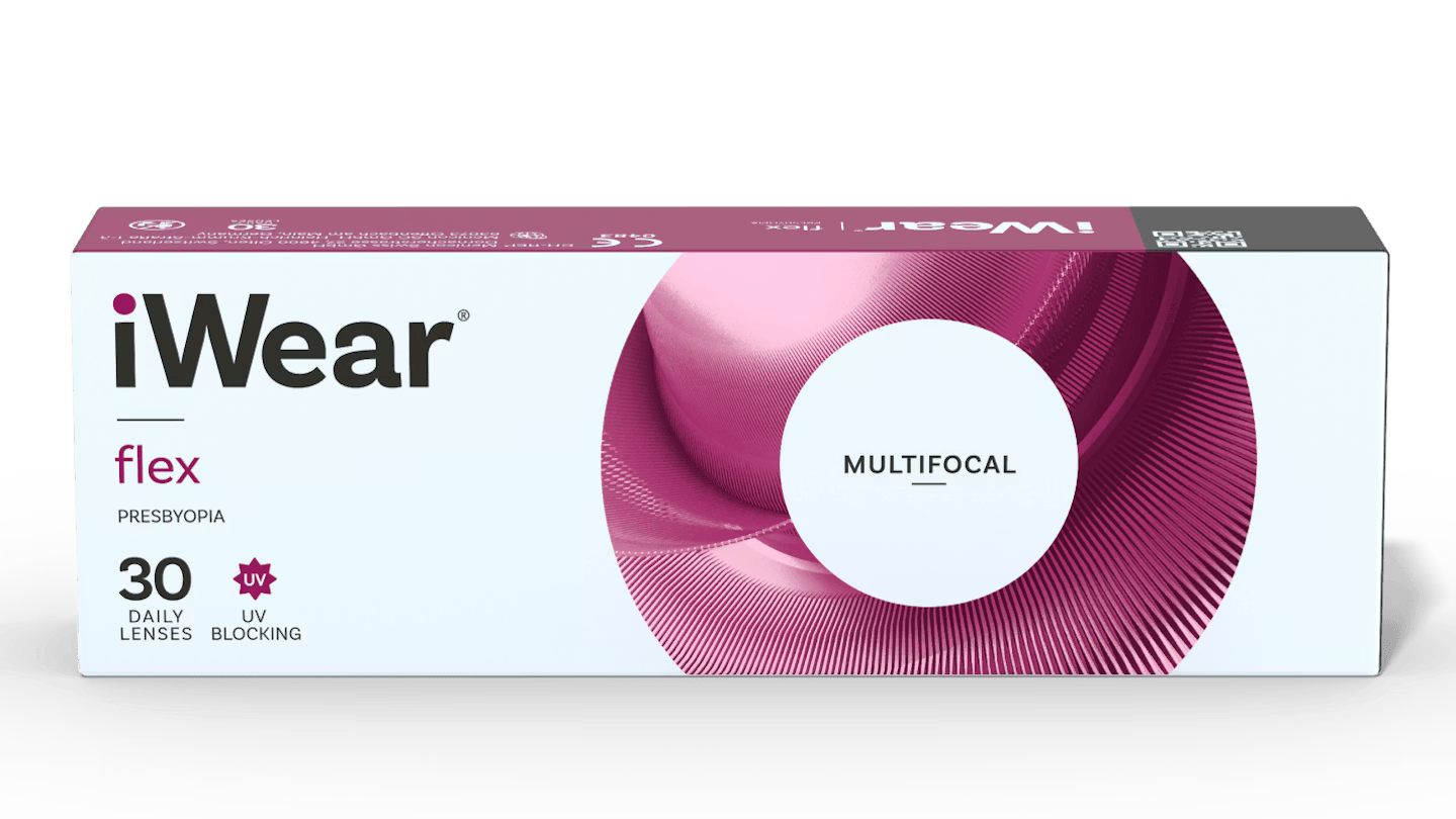 Front, iWear flex presbyopia (30 lentes)
