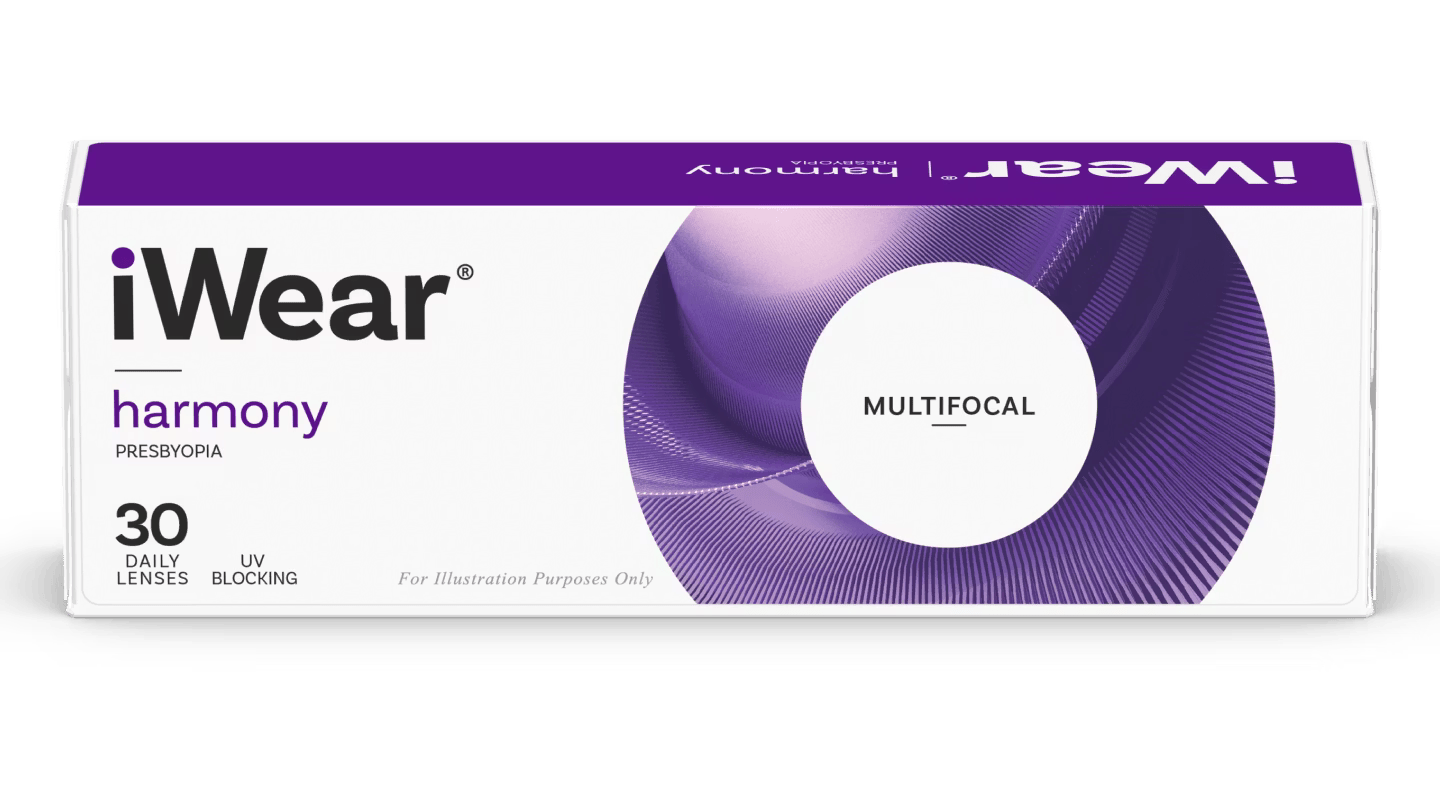 Front, iWear harmony presbyopia (30 lentes)