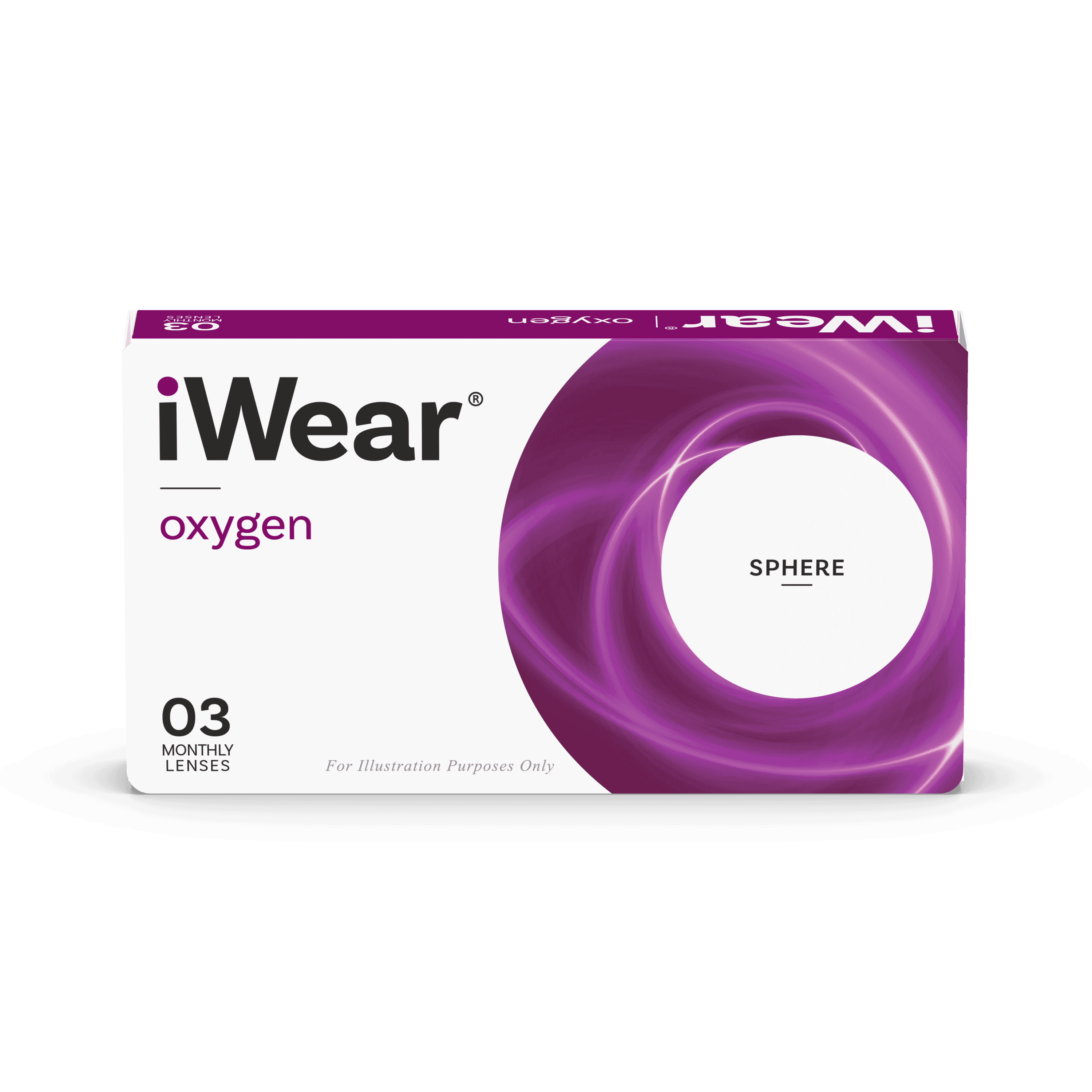 Front, iWear oxygen (3 lentes)