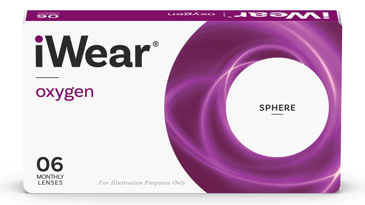 Front, iWear oxygen (6 lentes)