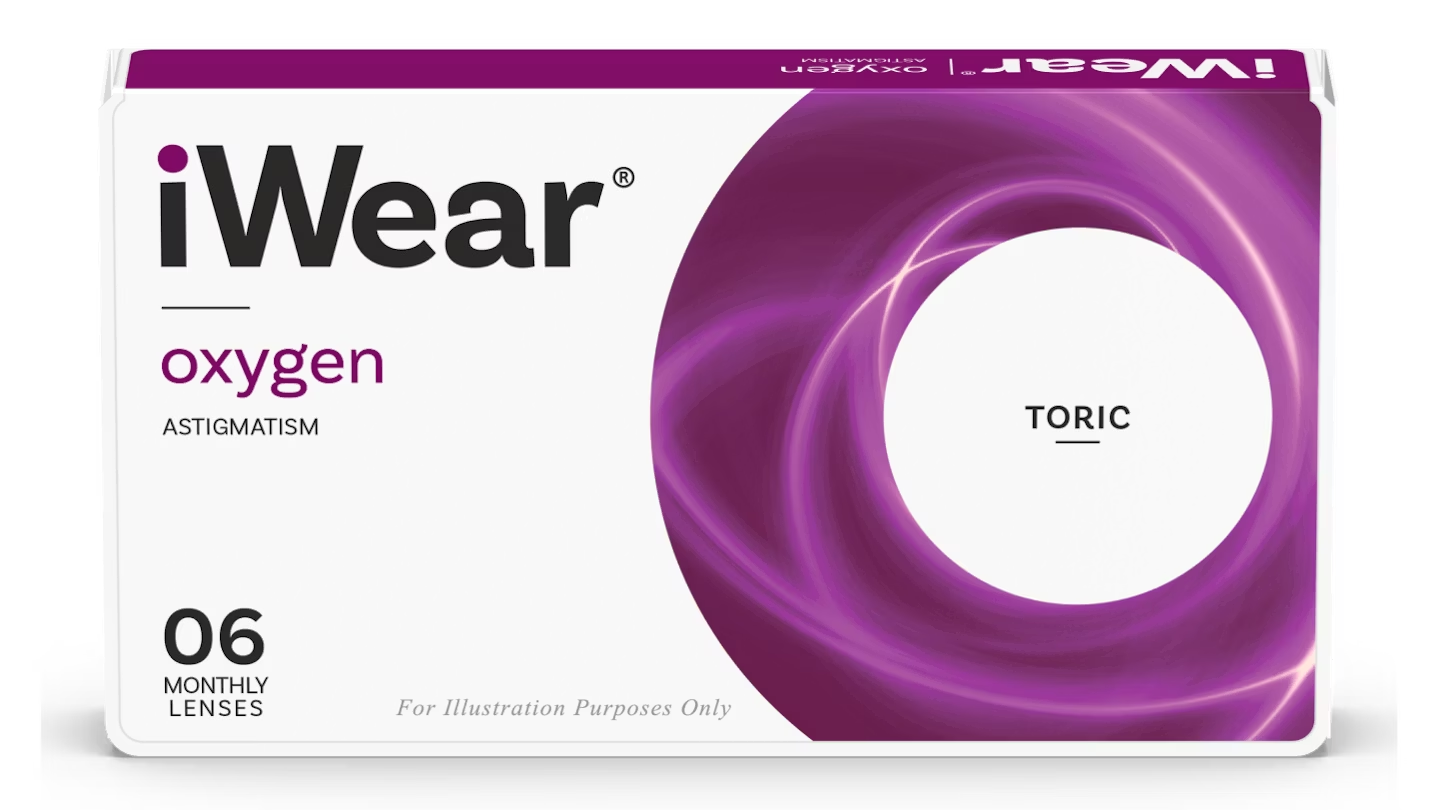 Front, iWear oxygen astigmatism