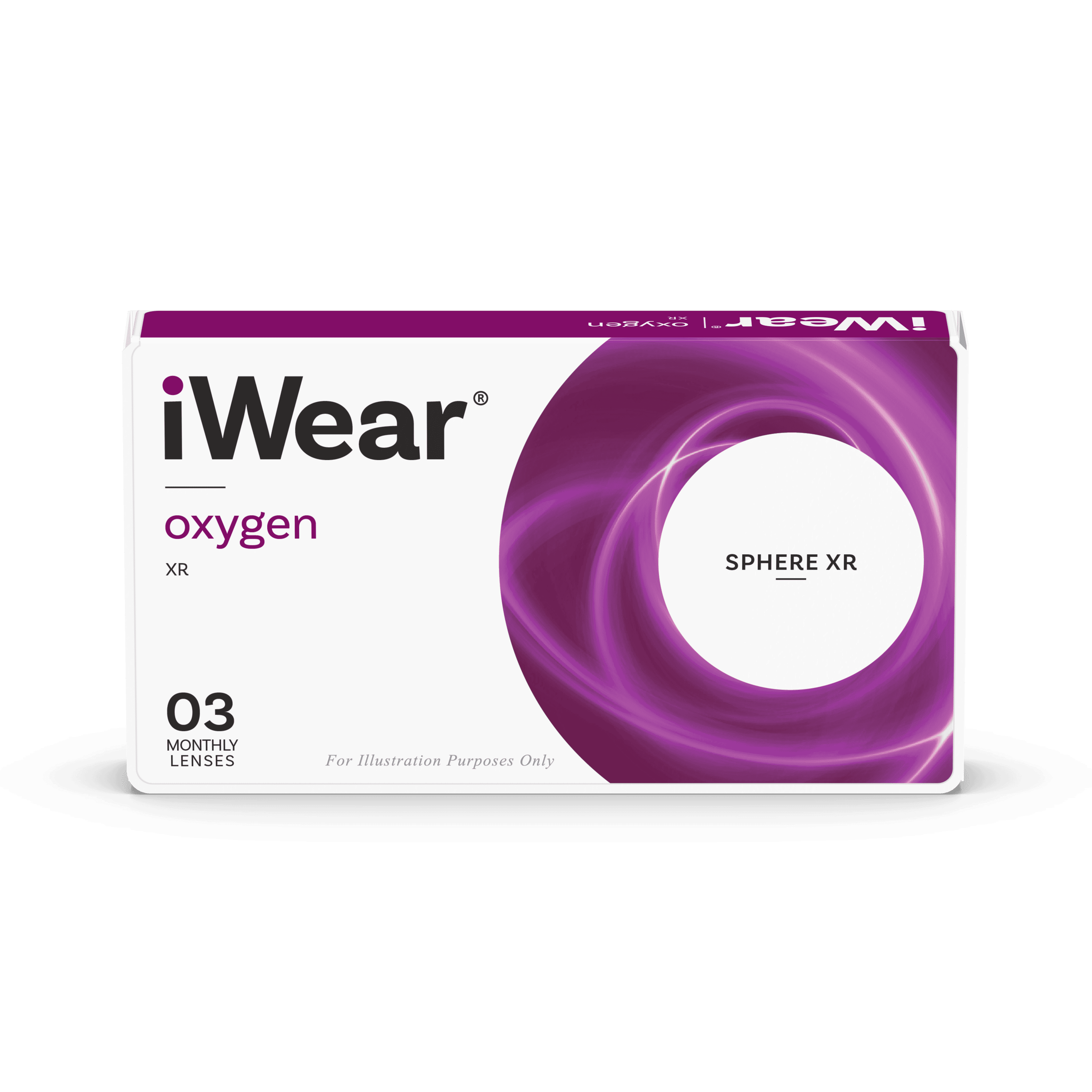 Front, iWear oxygen XR