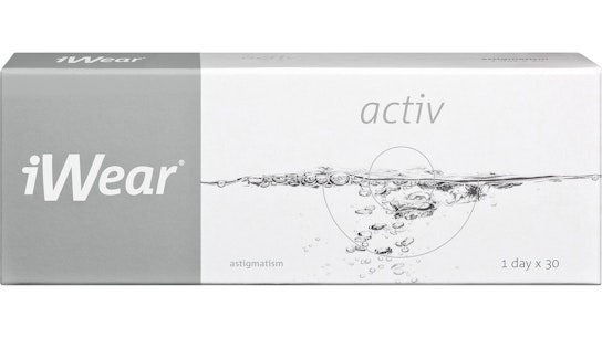 iWear iWear activ astigmatism Diárias 30 lentes por caixa