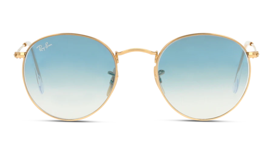 ray ban round flat