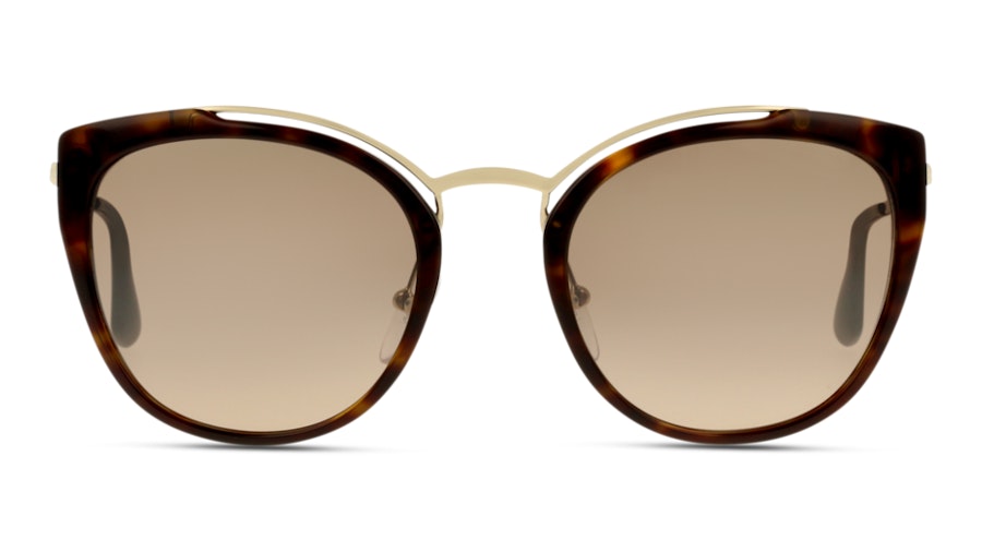 Prada PR 20US 2AU4P0 Castanha/Tartaruga e Dourado