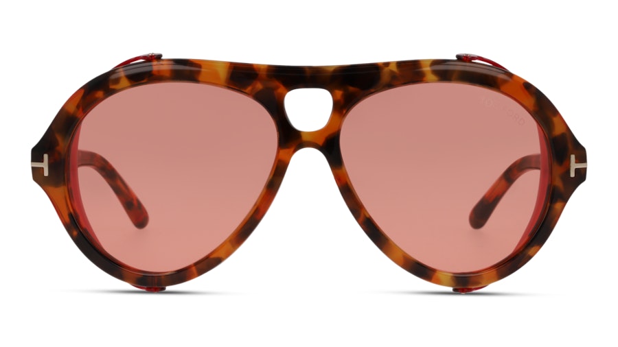 Tom Ford FT0882 Bordeaux/Vermelho e havana