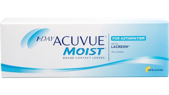 1-day ACUVUE® Moist for astigmatism 